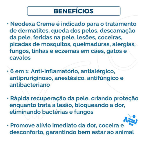 Dermatite De Dobra Labial Cães Neodexa 15g