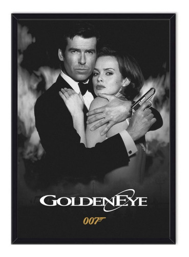 Cuadro Enmarcado - Póster Película James Bond - Goldeneye 