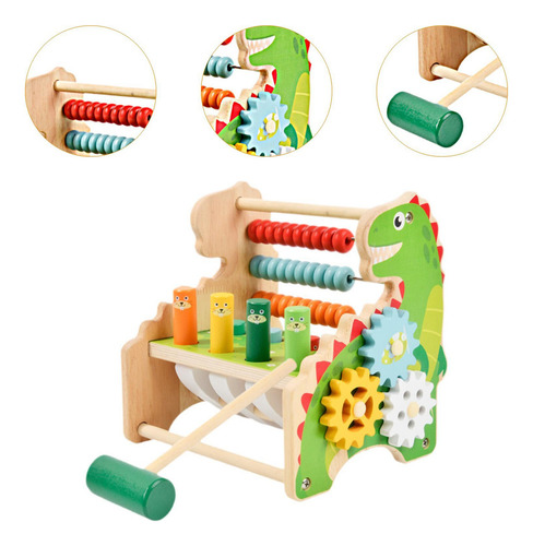 Juego De Golpear, Juguete De Desarrollo, Cuatro En Un Juego