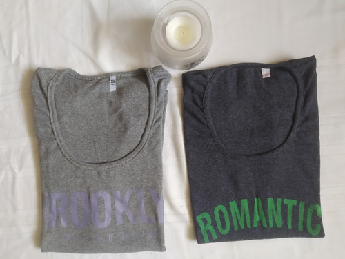 Camisetas De Mujer Brooklyn,romantic Talla L,xl Nuevas Stock