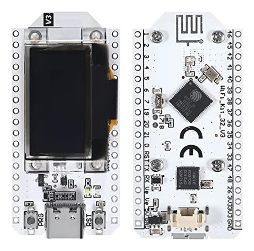 Kit De Wifi Esp32 Oled V3 Type-c De 2 Piezas Con Pantalla