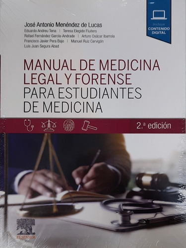 Menendez Manual De Medicina Legal Y Forense P/ Medicina