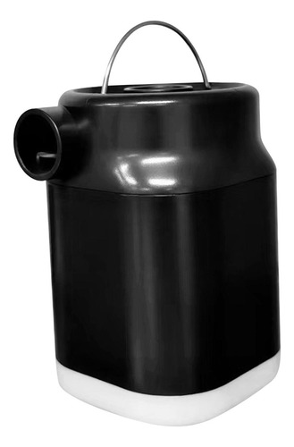Bomba De Aire Eléctrica Compacta Para Equipos Negro