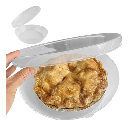 Evelots Pie Keeper-easy Carry-stay Fresh-bisagra Con Tapa Co