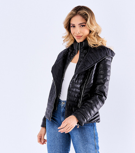 Chaqueta Para Mujer En Polipiel Derek