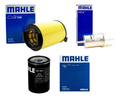 Kit Filtros Aire Aceite Nafta Mahle Vw Vento 2.0 8v 115cv