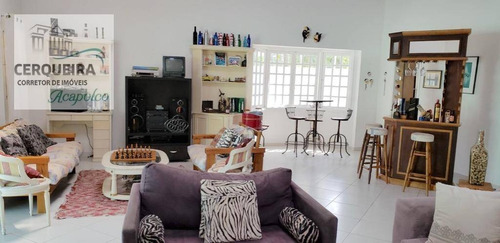 Casa Com 6 Dormitórios À Venda, 420 M² Por R$ 2.100.000 - Acapulco - Guarujá/sp - Ca0573