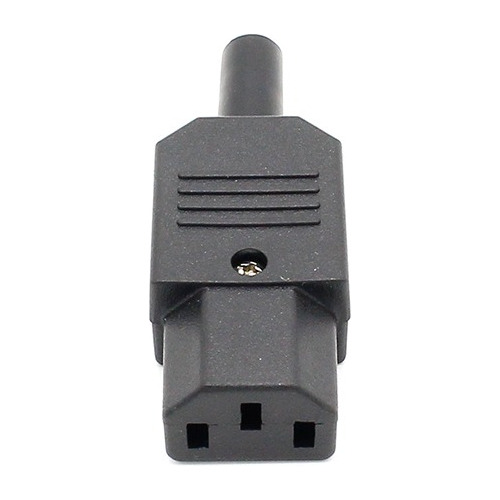 Plug Ac Tripolar C13 10a Fêmea 20 Unidades