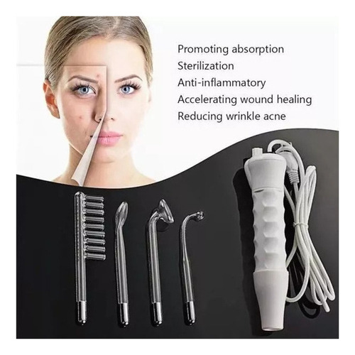 Alta Frequência Electroterapia Massagem Pente Acne Mole Remo