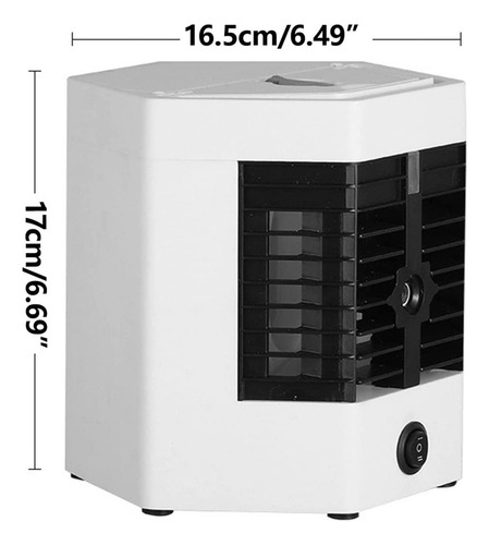 Mini Enfriador Portátil 2en1 Aire Acondicionado Recargable