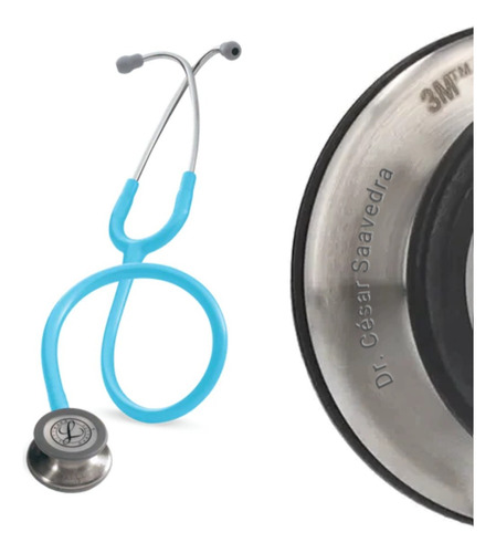 Fonendo Littmann Classic Iii Turquesa 5835 + Grabado Láser