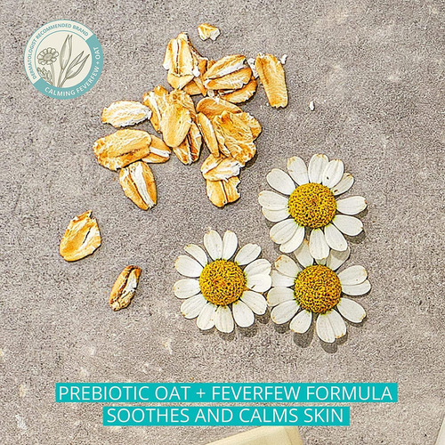Crema hidratante facial de avena Aveeno Calm Restore para pieles sensibles