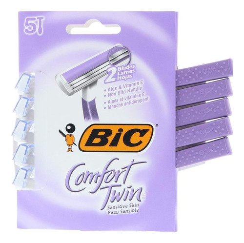 Bic Comfort Twin Shavers Piel Sensible 5 Cada