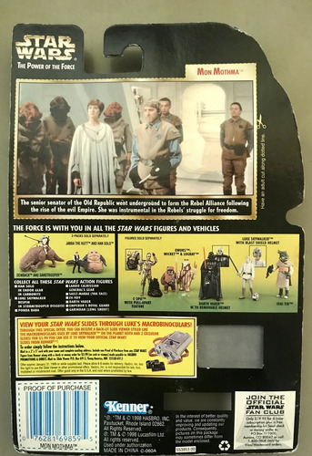 Figura De Acción Mon Mothma Starwars 1998 (Usado)