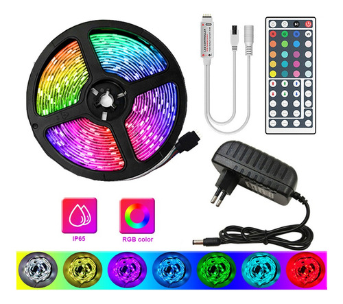 10 Metros Multicolor Rgb Led Tira Rollo Decoración Luces