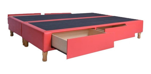 Imagen 4 de 9 de Cama Cajonera, Base Sommier 4 Amplios Cajones, Entrega S/c*