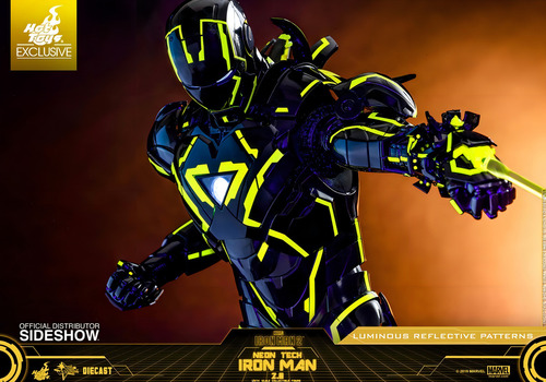 Neon Tech Iron Man 2.0 De Iron Man 2 1:6 Por Hot Toys List