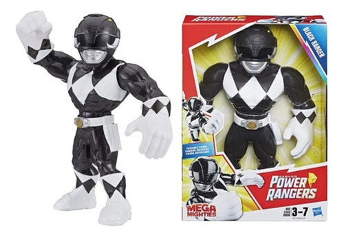 Power Rangers Mega Migthties Hasbro Negro