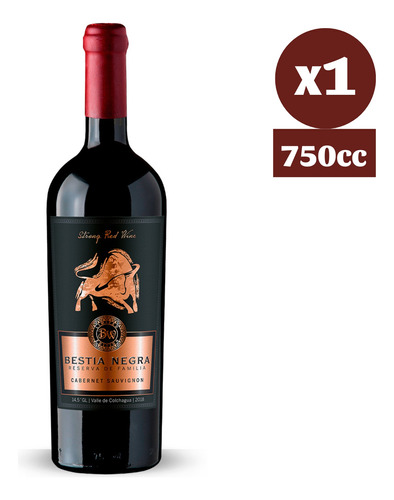 Vino Bestia Negra Cabernet Sauvignon Reserva De Familia 750 