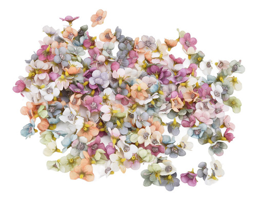 200 Piezas De Tela De Boda Con Forma De Flor Pequeña, 2,5 Cm