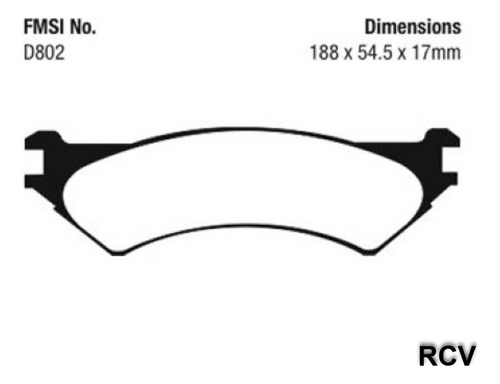 Balatas Disco  Trasera Para Ford E150 Econoline  2007