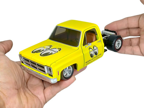 1976 Gmc Sierra Grande 15-custom Esc 1:24 Marca M2 Machines