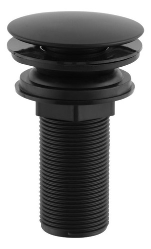 Válvula Click Preta Aço Inox Black Abs Pia Tanque Lavatório