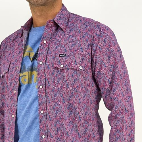 Imagen 5 de 6 de Camisa Vaquera Wrangler Hombre Manga Larga G60