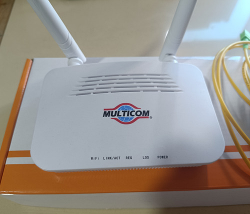Modem Router Fibra Óptica Multicom 100mb (Usado)