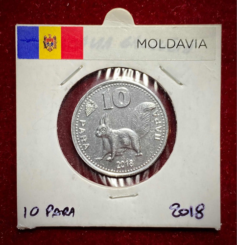 Moneda 10 Para Gagauzia Moldavia 2018 Ardilla