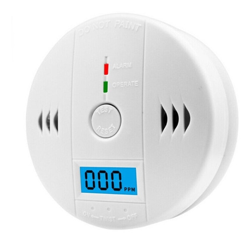 Alarma Detector De Monóxido De Carbono Autónomo Digital