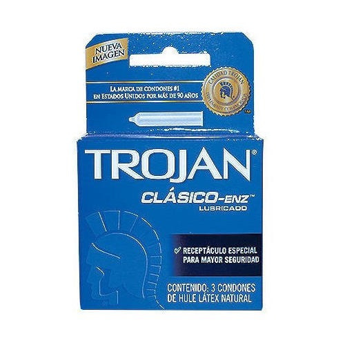 Condón Trojan - Caja De 3 Unidades - Magnum Large Lubricados