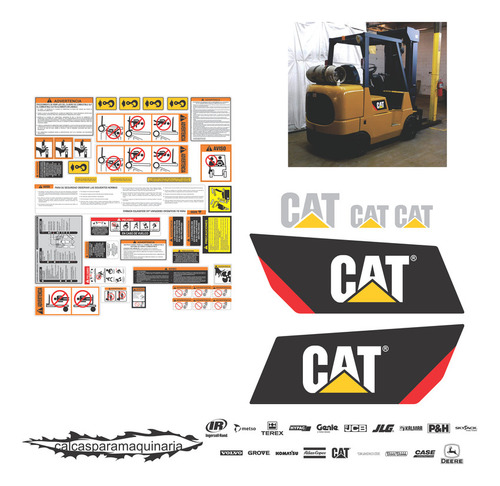 Kit De Calcas De Restauración Para Cat Gp 45k Nvo