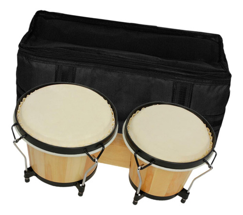 Madera Bongo Drum Congas Druming Ayuda Ayuda Para Tocar