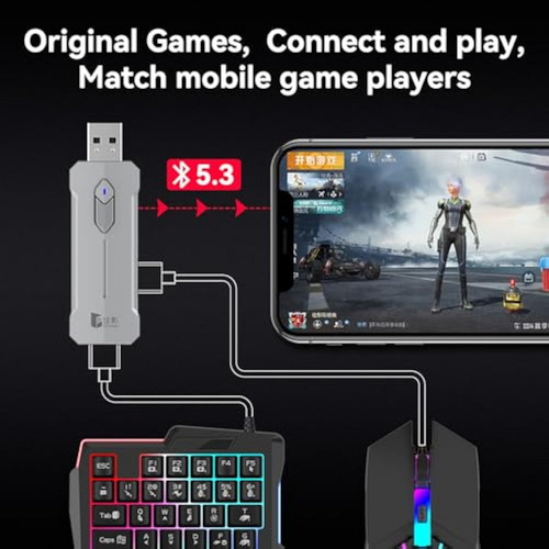 Pubg - Adaptador De Teclado Para Mouse Y Juegos
