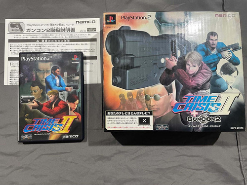 Bundle Time Crisis 2 Con Caja Y Pistola Para Ps2 Japones (Usado)