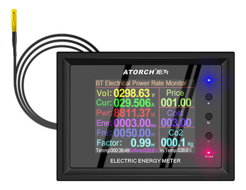 Nuevo Probador De Potencia De Pantalla A Color Digital Ac