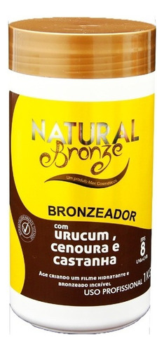 Bronzeador Com Urucum Cenoura E Castanha Natural Bronze