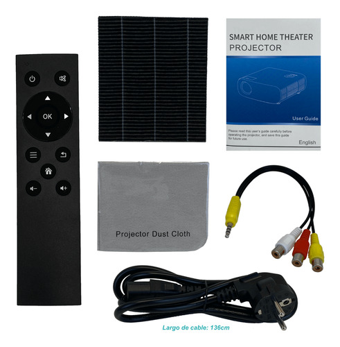 Proyector Smart Data 1080p 2-hdmi-h 2-usb-ah 2-3,5mm Rca 1-r