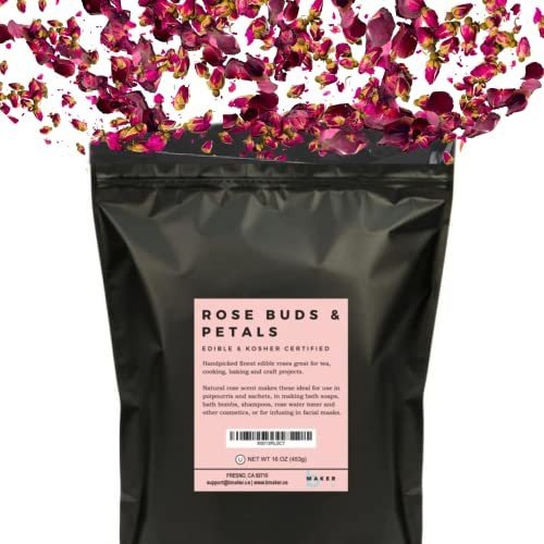 Pétalos Rosa Secos Capullos Comestible 0.45 Kg Decoració