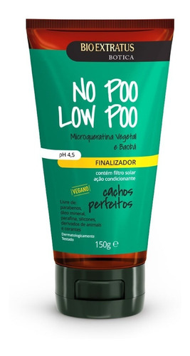 Bio Extratus Botica Cachos Perfeitos Finalizador No Poo Low 