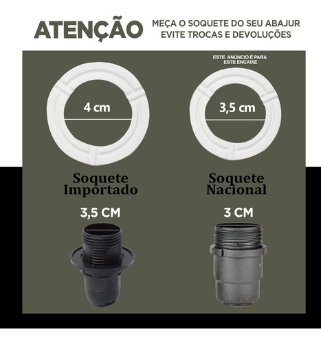 Cúpula Para Abajur Tecido Algodão Preto Ref 19 Tangerina Mca