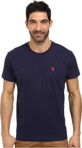 Ee. Uu. Asociación De Polo. Camiseta Con Cuello Redondo Para