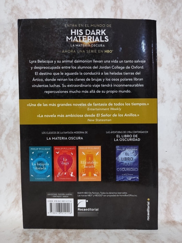 His Dark Materiales, La Materia Oscura, Philip Pullman