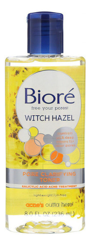 Biore Tonico Clareador De Poros Witch Hazel 236ml Hamamelis Tipo de pele Oleosa