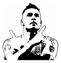 Comprar Vinilo Pared - Fútbol - Lautaro Martinez Copa America 24