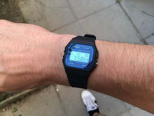Reloj Casio F91w Caballero Retro Vintage Clasico 100%orginal