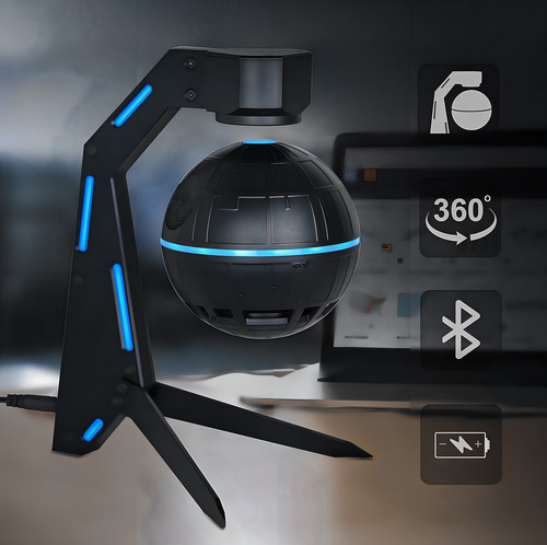 Akmtrd Altavoz Bluetooth De Levitación Magnética, Reproducci 110v