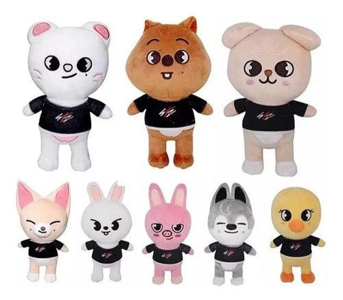 Niños Callejeros Szoo Stray Kids 8 Pieces Muñeco De Peluche