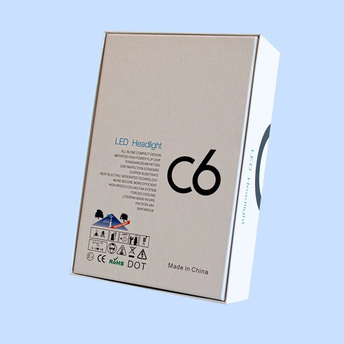 Imagen 6 de 6 de Ampolletas Led H7 C6